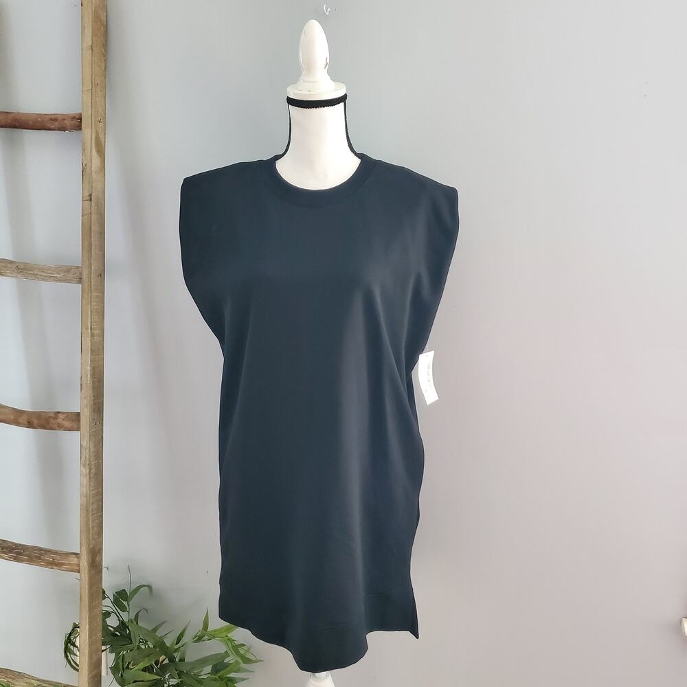 MAC Collection Black Sleeveless Sweater Dress Size M